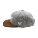 Bayerisches Servus Cap - Hellgrau Filz (L & XL)