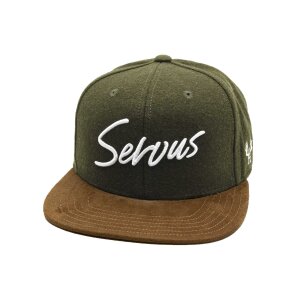 Bayerisches Servus Cap - Dunkelgrün Filz (XL)