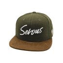 Bayerisches Servus Cap - Dunkelgrün Filz (XL)