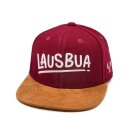 Bayerisches Cap - Lausbua - Weinrot Filz (L)