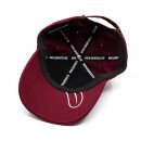 Bayerisches Cap - Lausmadl - Weinrot Twill (L & XL)