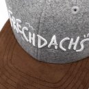 Bayerisches Cap - Frechdachs - Hellgrau Filz (L)