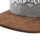 Bayerisches Frechdachs Cap - Hellgrau Filz (L)