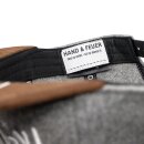 Bayerisches Frechdachs Cap - Hellgrau Filz (L)