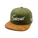 Bayerisches Cap - Servus - Khaki Canvas (XL)