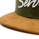 Bayerisches Cap - Servus - Khaki Canvas (XL)