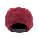 Bayerisches Cap - Servus - Weinrot Cord (XL)