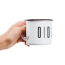 Bayerische Emaille Tasse - Oida!