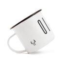 Bayerische Emaille Tasse - Oida!