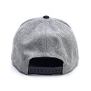 Du Hirsch - Bayerisches Cap aus Bayern - Bavarian Caps - Snapback - Zefix - Hellgraues Filz - Rückseite mit Verschluss