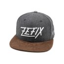 Bayerisches Zefix Cap - Dunkelgrau Flanell (XL)
