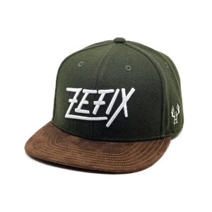 Du Hirsch - Bayerisches Cap aus Bayern - Bavarian Caps - Snapback - Zefix - Dunkelgrünes Filz