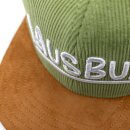 Du Hirsch - Bayerisches Lausbua Cap für Kinder - Bavarian Kids Cap - Snapback - Hellgrünes Cord