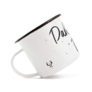 Bayerische Emaille Tasse - Dahoam is Dahoam