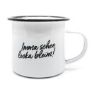 Bayerische Emaille Tasse - Hipster Hias