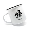 Bayerische Emaille Tasse - Hipster Hias