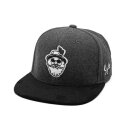 Bayerisches Hipster Hias Cap - Dunkelgrau Filz (XL)