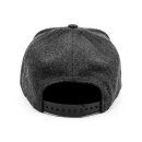 Bayerisches Hipster Hias Cap - Dunkelgrau Filz (XL)