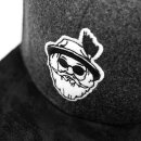 Bayerisches Hipster Hias Cap - Dunkelgrau Filz (XL)