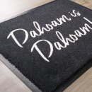 Bayerische Fußmatte - Dahoam is Dahoam - 60 x 40 cm
