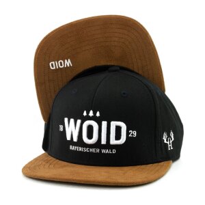 Du Hirsch - Bayerische Caps - Bavarian Caps - Snapback - Woid - Schwarz