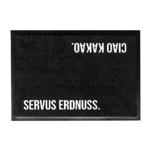 Bayerische Fußmatte - Servus Erdnuss - 60 x 40 cm