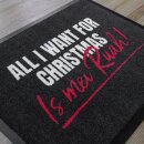 Bayerische Fußmatte - All I want for christmas is...