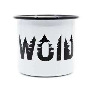 Bayerische Emaille Tasse - Woid