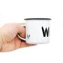 Bayerische Emaille Tasse - Woid