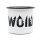 Bayerische Emaille Tasse - Woid
