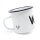 Bayerische Emaille Tasse - Woid