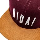 Bayerisches Oida Cap - Weinrot Filz (XL)