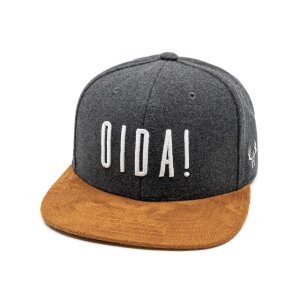 Bayerisches Oida Cap - Dunkelgrau Filz (XL)