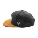 Bayerisches Cap - Oida - Dunkelgrau Filz (XL)