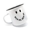 Bayerische Emaille Tasse - Wer ko, der ko