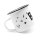 Bayerische Emaille Tasse - Bazi Streich