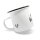 Bayerische Emaille Tasse - Heid geh ma steil!