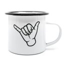 Bayerische Emaille Tasse - Chill dei Lem