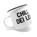 Bayerische Emaille Tasse - Chill dei Lem