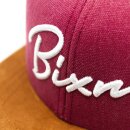 Bayerisches Bixn Cap - Weinrot Canvas (XL)